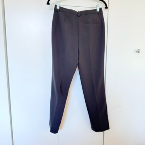 Theory Black Straight Leg Ankle Pants - Picture 2 of 5